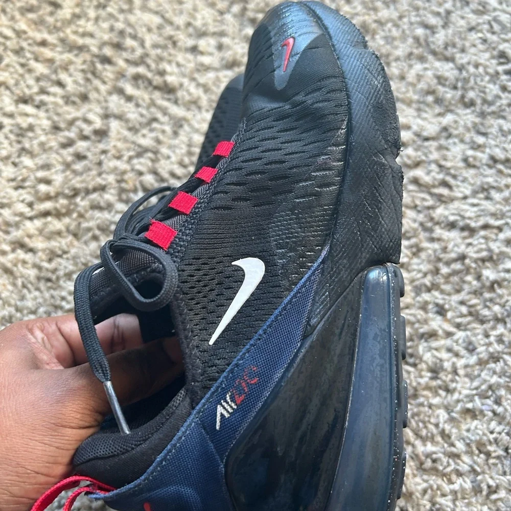 Nike kids Black and Red Air Athletic Shoes